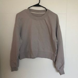 All yours cropped sweatshirt